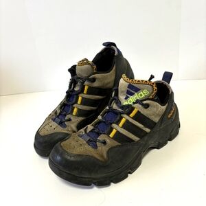 adidas Women's Olive, Black & Yellow Trail Sneakers